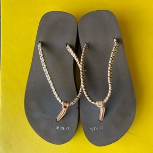 J Crew flip flops size 5